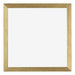 Mura MDF Bilderrahmen 70x70cm Gold Glanz Vorne | Yourdecoration.de