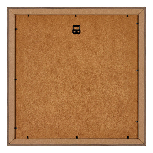 Mura MDF Bilderrahmen 70x70cm Nussbaum Dunkel Rucksteite | Yourdecoration.de