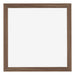 Mura MDF Bilderrahmen 70x70cm Nussbaum Dunkel Vorne | Yourdecoration.de