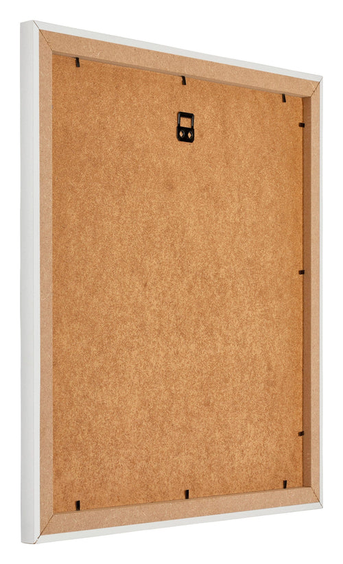 Mura MDF Bilderrahmen 70x70cm Weiss Matt Rückseite Schräg | Yourdecoration.de