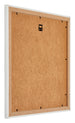 Mura MDF Bilderrahmen 70x70cm Weiss Matt Rückseite Schräg | Yourdecoration.de