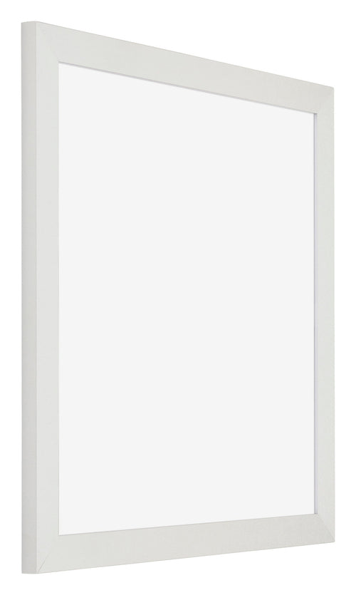 Mura MDF Bilderrahmen 70x70cm Weiss Matt Vorne Schräg | Yourdecoration.de