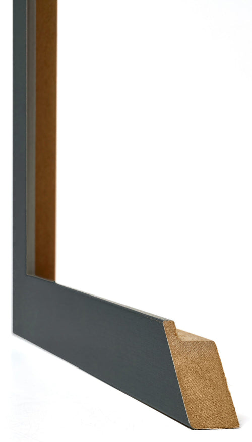 Mura MDF Bilderrahmen 75x100cm Antrazit Detail Querschnitt | Yourdecoration.de