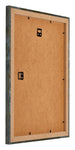 Mura MDF Bilderrahmen 75x100cm Blau Gold Meliert Rucksteite Schrag | Yourdecoration.de