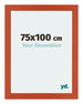 Mura MDF Bilderrahmen 75x100cm Orange Vorne Messe | Yourdecoration.de
