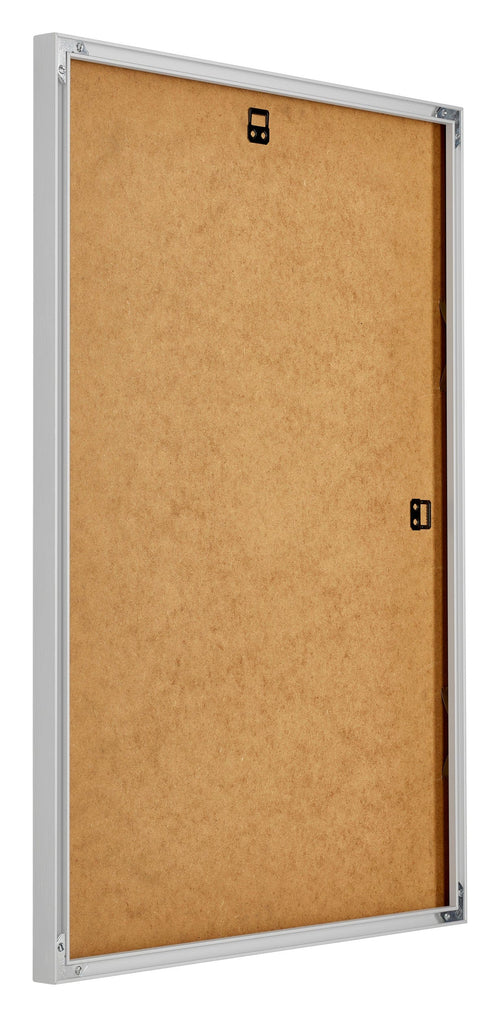 New York Aluminium Bilderrahmen 20x28cm Silber Matt Rucksteite Schrag | Yourdecoration.de