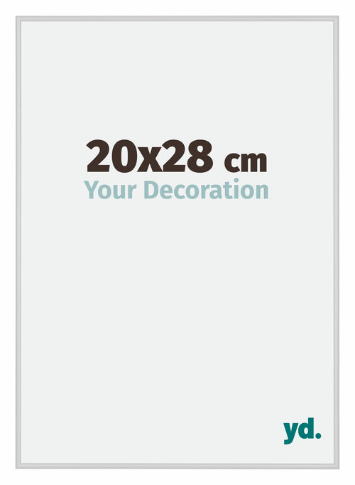 New York Aluminium Bilderrahmen 20x28cm Silber Matt Vorne Messe | Yourdecoration.de
