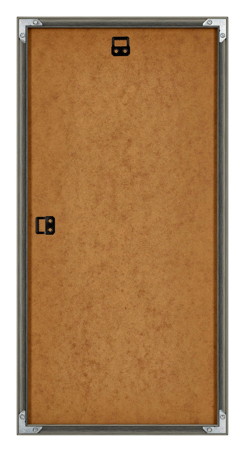 New York Aluminium Bilderrahmen 20x40cm Mercury Struktur Rucksteite | Yourdecoration.de