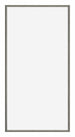 New York Aluminium Bilderrahmen 20x40cm Mercury Struktur Vorne | Yourdecoration.de