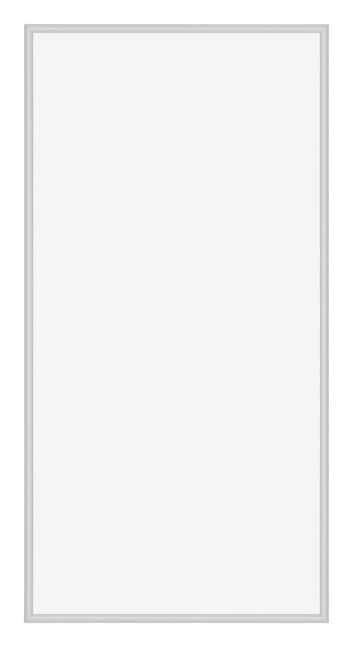 New York Aluminium Bilderrahmen 20x40cm Silber Matt Vorne | Yourdecoration.de