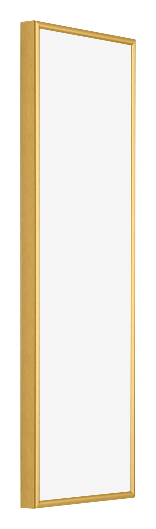 New York Aluminium Bilderrahmen 20x60cm Gold Glanz Vorne Schrag | Yourdecoration.de