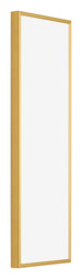 New York Aluminium Bilderrahmen 20x60cm Gold Glanz Vorne Schrag | Yourdecoration.de