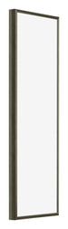 New York Aluminium Bilderrahmen 20x60cm Mercury Struktur Vorne Schrag | Yourdecoration.de