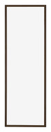 New York Aluminium Bilderrahmen 20x60cm Nussbaum Struktur Vorne | Yourdecoration.de