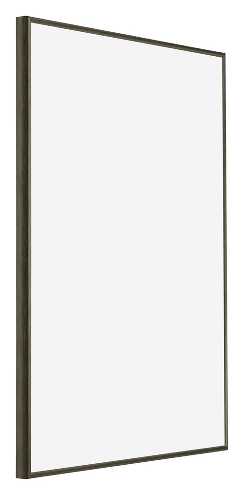 New York Aluminium Bilderrahmen 21x29 7cm A4 Mercury Struktur Vorne Schrag | Yourdecoration.de