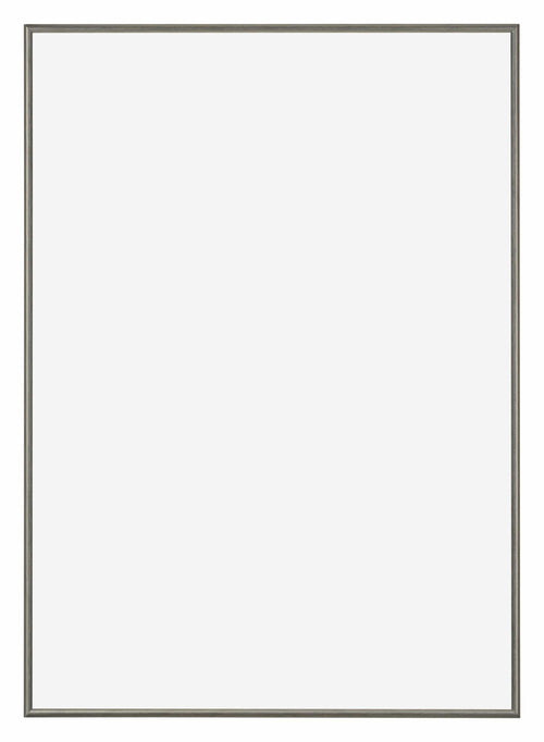 New York Aluminium Bilderrahmen 21x29 7cm A4 Mercury Struktur Vorne | Yourdecoration.de