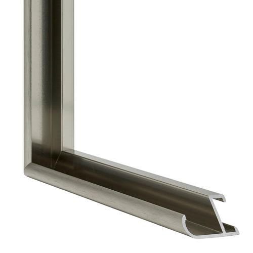 New York Aluminium Bilderrahmen 21x30 Mercury Struktur Detail Querschnitt | Yourdecoration.de