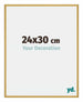 New York Aluminium Bilderrahmen 24x30cm Gold Glanz Vorne Messe | Yourdecoration.de