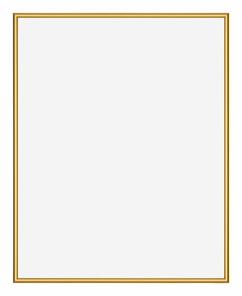 New York Aluminium Bilderrahmen 24x30cm Gold Glanz Vorne | Yourdecoration.de