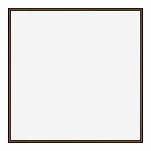 New York Aluminium Bilderrahmen 25x25cm Nussbaum Struktur Vorne | Yourdecoration.de