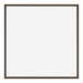 New York Aluminium Bilderrahmen 25x25cm Nussbaum Struktur Vorne | Yourdecoration.de