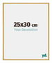 New York Aluminium Bilderrahmen 25x30cm Gold Glanz Vorne Messe | Yourdecoration.de