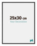 New York Aluminium Bilderrahmen 25x30cm Schwarz Matt Vorne Messe | Yourdecoration.de