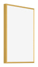 New York Aluminium Bilderrahmen 30x40cm Gold Glanz Vorne Schrag | Yourdecoration.de