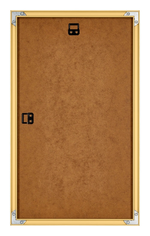New York Aluminium Bilderrahmen 30x50cm Gold Glanz Rucksteite | Yourdecoration.de
