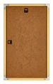 New York Aluminium Bilderrahmen 30x50cm Gold Glanz Rucksteite | Yourdecoration.de