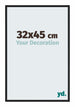 New York Aluminium Bilderrahmen 32x45cm Schwarz Matt Vorne Messe | Yourdecoration.de