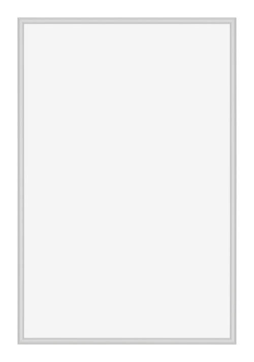 New York Aluminium Bilderrahmen 32x45cm Silber Matt Vorne | Yourdecoration.de