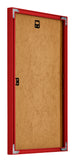 New York Aluminium Bilderrahmen 33x48cm Ferrari Rot Ruckseite Schrag | Yourdecoration.de