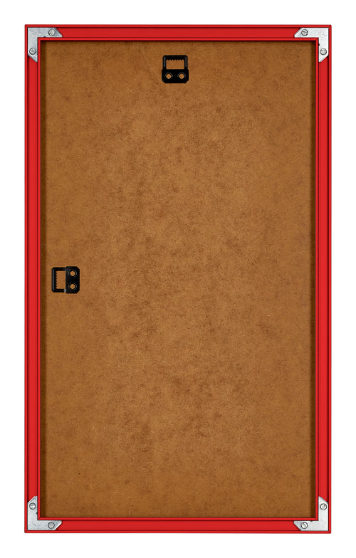 New York Aluminium Bilderrahmen 33x48cm Ferrari Rot Ruckseite | Yourdecoration.de