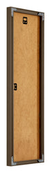 New York Aluminium Bilderrahmen 33x98cm Nussbaum Struktur Ruckseite Schrag | Yourdecoration.de