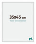 New York Aluminium Bilderrahmen 35x45cm Silber Matt Vorne Messe | Yourdecoration.de