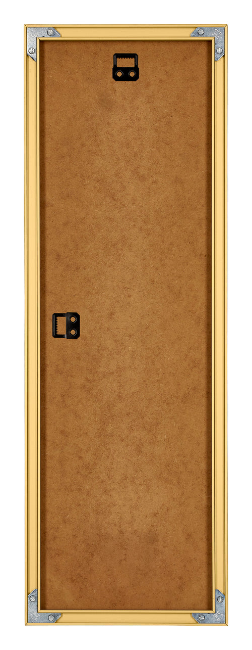 New York Aluminium Bilderrahmen 37 5x98cm Goldglanz Ruckseite | Yourdecoration.de