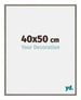 New York Aluminium Bilderrahmen 40x50cm Mercury Struktur Vorne Messe | Yourdecoration.de