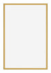 New York Aluminium Bilderrahmen 40x60cm Gold Glanz Vorne | Yourdecoration.de