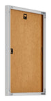 New York Aluminium Bilderrahmen 40x60cm Silber Matt Rucksteite Schrag | Yourdecoration.de