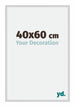 New York Aluminium Bilderrahmen 40x60cm Silber Matt Vorne Messe | Yourdecoration.de