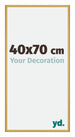 New York Aluminium Bilderrahmen 40x70cm Gold Glanz Vorne Messe | Yourdecoration.de
