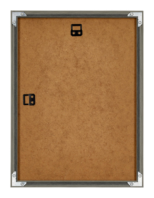 New York Aluminium Bilderrahmen 45x60cm Mercury Struktur Rucksteite | Yourdecoration.de