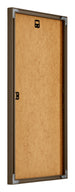 New York Aluminium Bilderrahmen 50x100cm Nussbaum Struktur Ruckseite Schrag | Yourdecoration.de