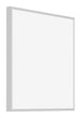 New York Aluminium Bilderrahmen 50x50cm Silber Matt Vorne Schrag | Yourdecoration.de