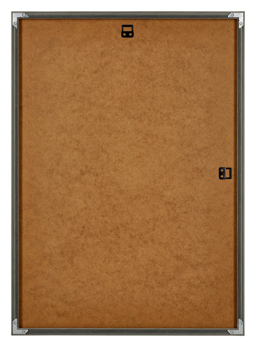 New York Aluminium Bilderrahmen 50x70cm Mercury Struktur Rucksteite | Yourdecoration.de