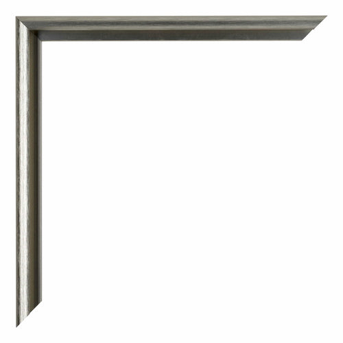 New York Aluminium Bilderrahmen 55x65cm Mercury Struktur Detail Ecke | Yourdecoration.de