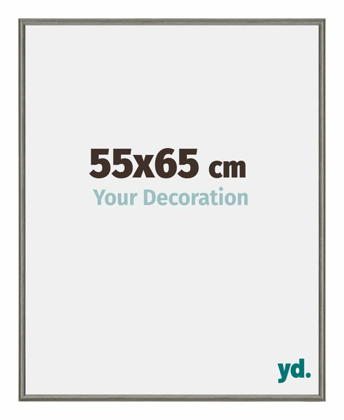 New York Aluminium Bilderrahmen 55x65cm Mercury Struktur Vorne Messe | Yourdecoration.de