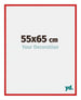 New York Aluminium Bilderrahmen 55x65cm Rot Ferrari Vorne Messe | Yourdecoration.de