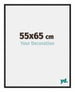 New York Aluminium Bilderrahmen 55x65cm Schwarz Matt Vorne Messe | Yourdecoration.de